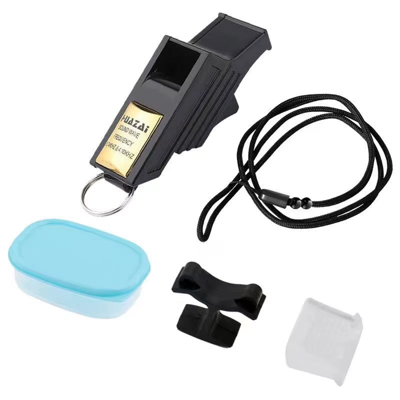 Professional Soccer Referee Whistles Grey/Silver Big Sound Football Whistles Seedless Plastic Whistles Basketball Whistles