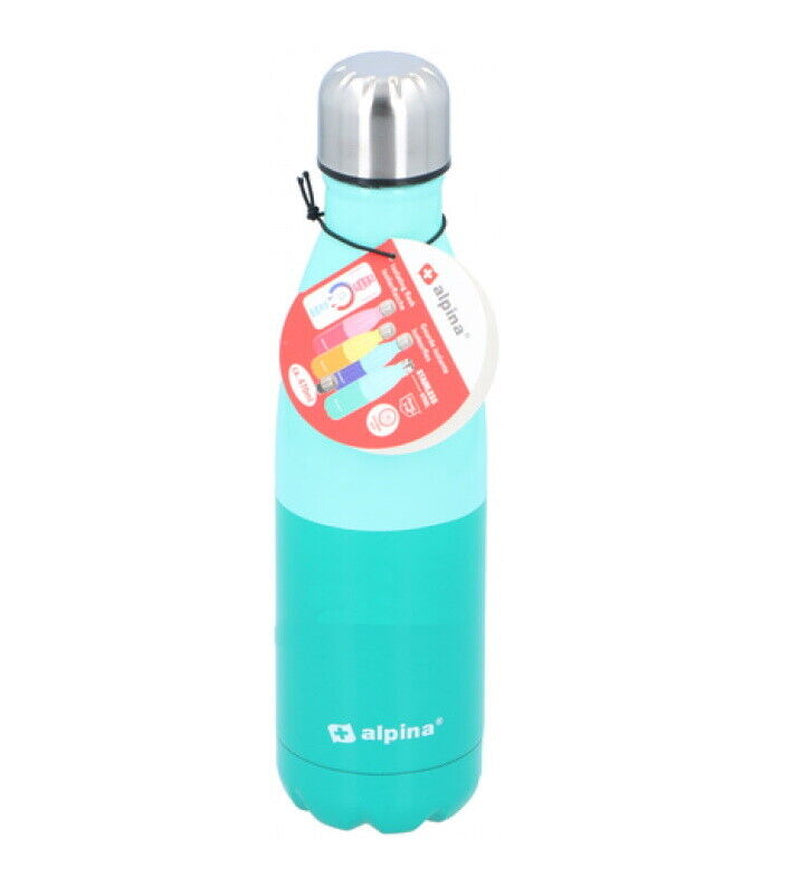 Stainless Steel Water Bottle Double Wall Vacuum Insulated Metal Flask Gym Sport