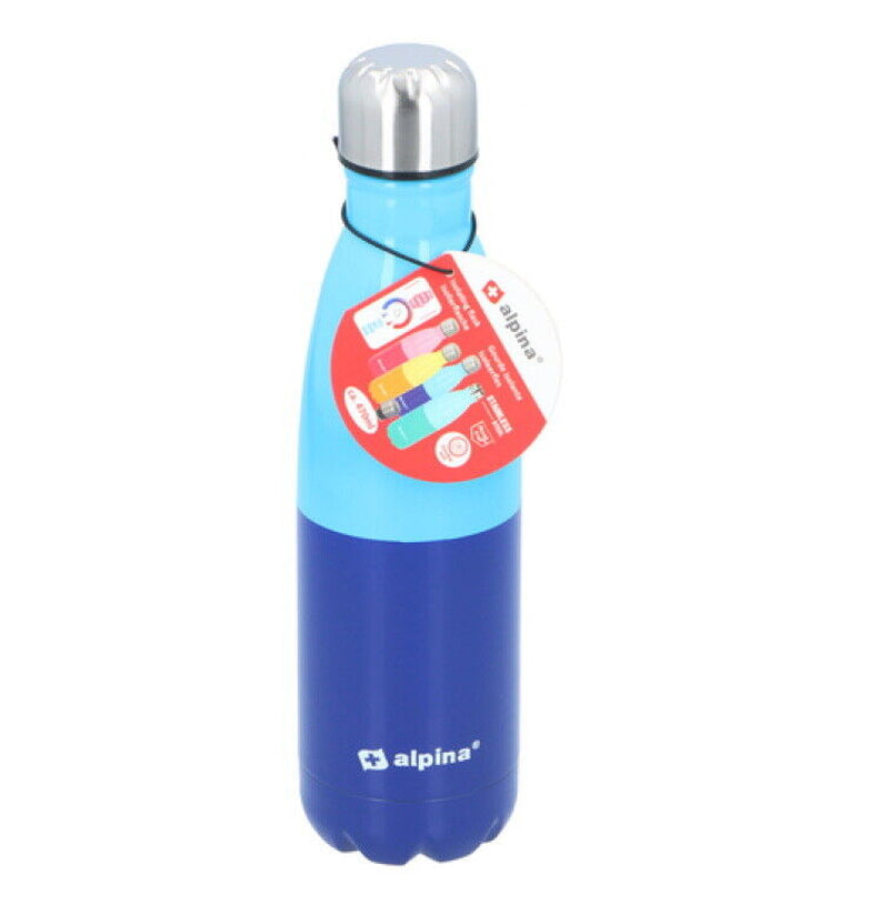 Stainless Steel Water Bottle Double Wall Vacuum Insulated Metal Flask Gym Sport