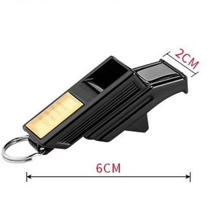 Professional Soccer Referee Whistles Grey/Silver Big Sound Football Whistles Seedless Plastic Whistles Basketball Whistles