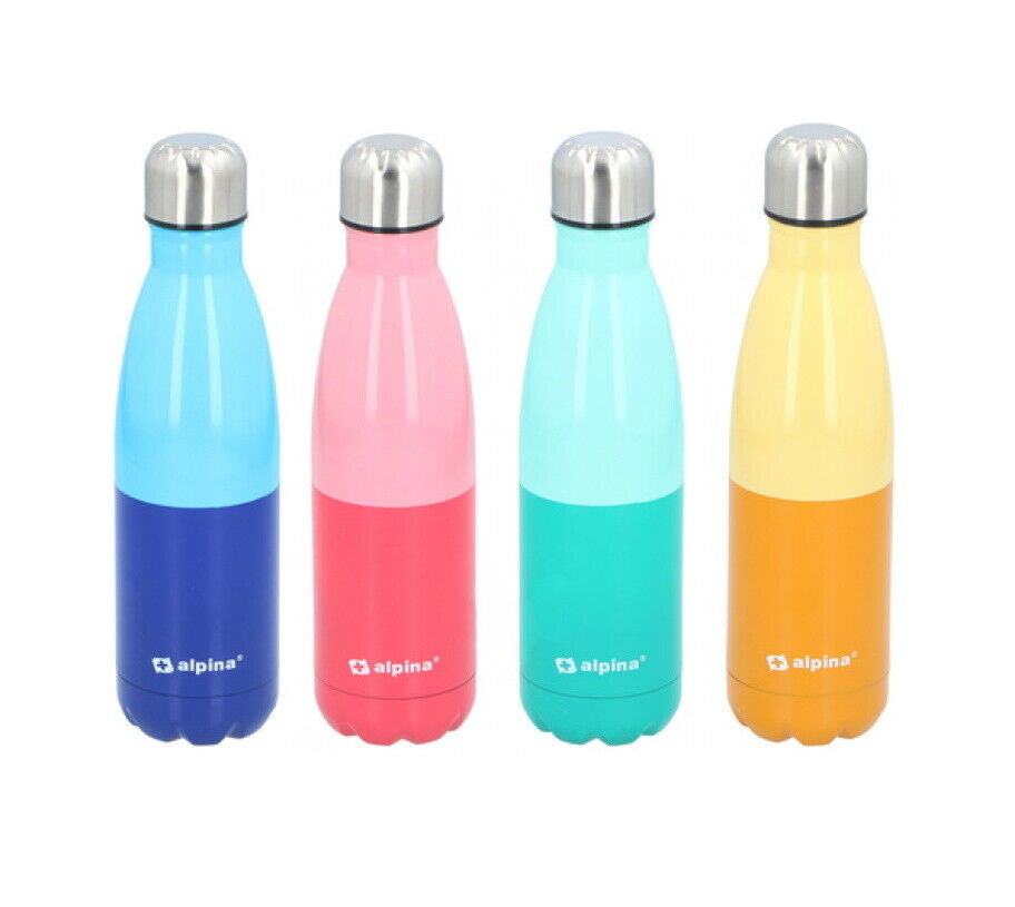 Stainless Steel Water Bottle Double Wall Vacuum Insulated Metal Flask Gym Sport