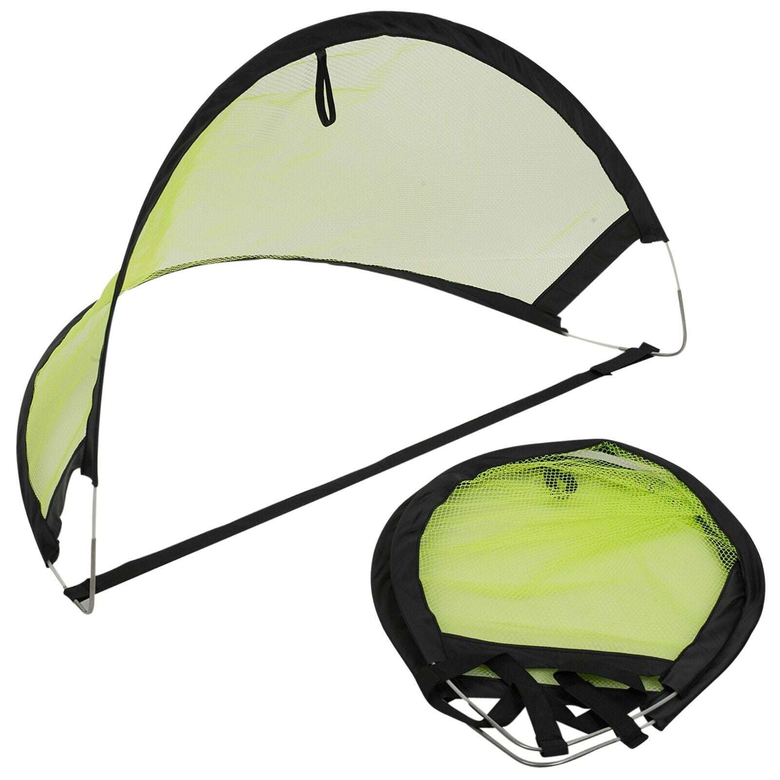 Instant Pop up Childrens Football Goal Set Portable Foldable Indoor Outdoor